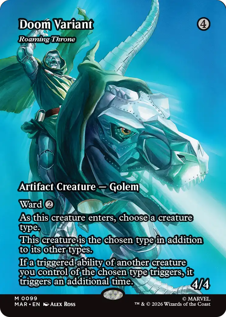Doom Variant - Roaming Throne (Borderless) - Marvel Universe Eternal-Legal (MAR)