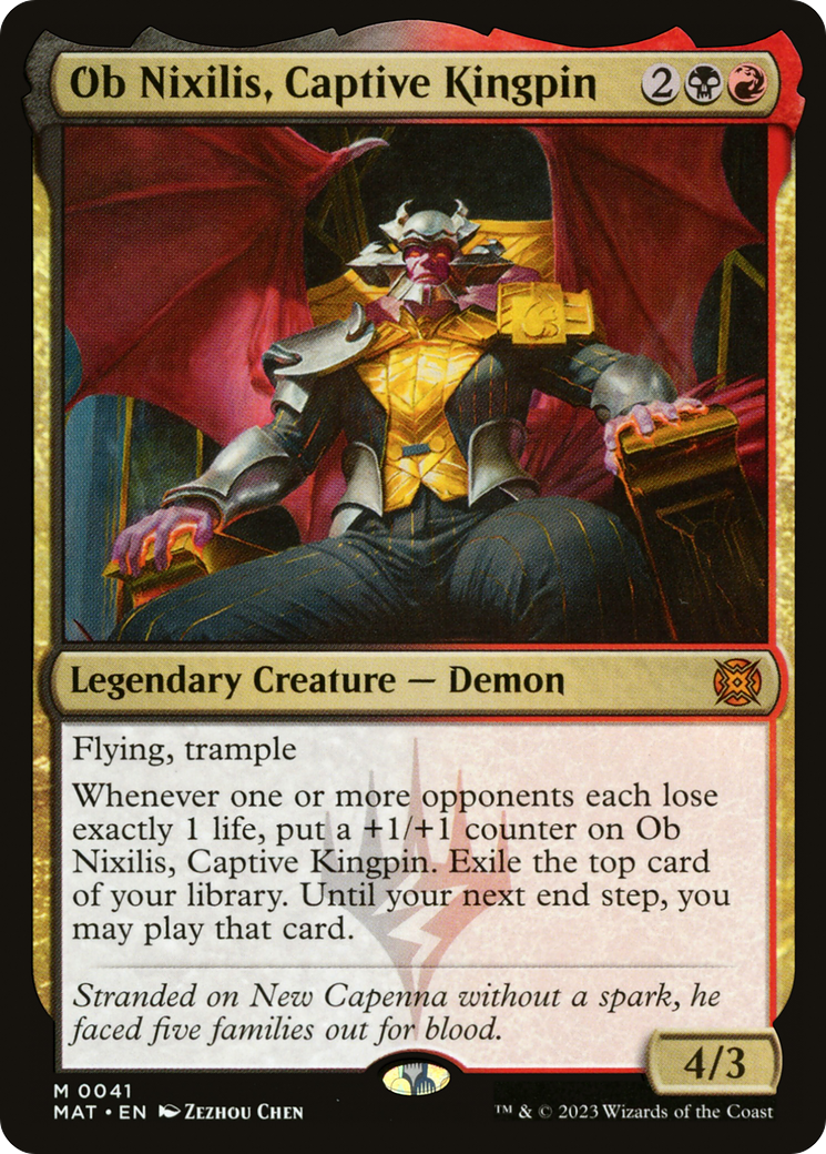 Ob Nixilis, Captive Kingpin - March of the Machine: The Aftermath (MAT)