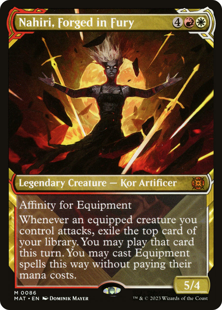 Nahiri, Forged in Fury (Showcase) - March of the Machine: The Aftermath (MAT)
