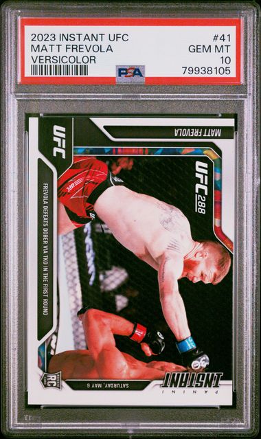 2023 Panini Instant UFC - Matt Frevola 41 - Versicolor /5 - PSA 10