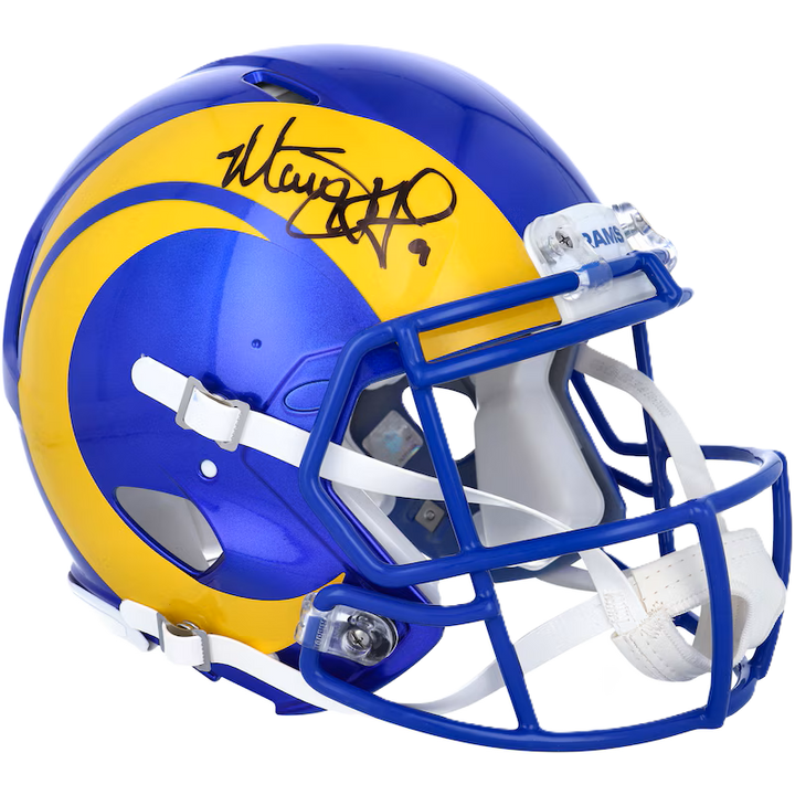 Matthew Stafford Autographed Los Angeles Rams Full-Size Authentic On-Field Speed Helmet (Fanatics COA)