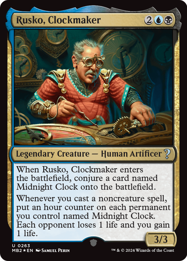 Rusko, Clockmaker - Mystery Booster 2 (MB2)