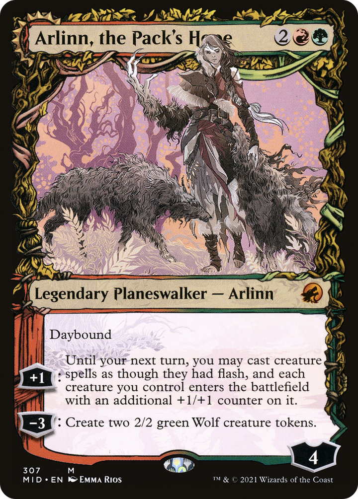 Arlinn, the Pack's Hope (Showcase) - Innistrad: Midnight Hunt (MID)
