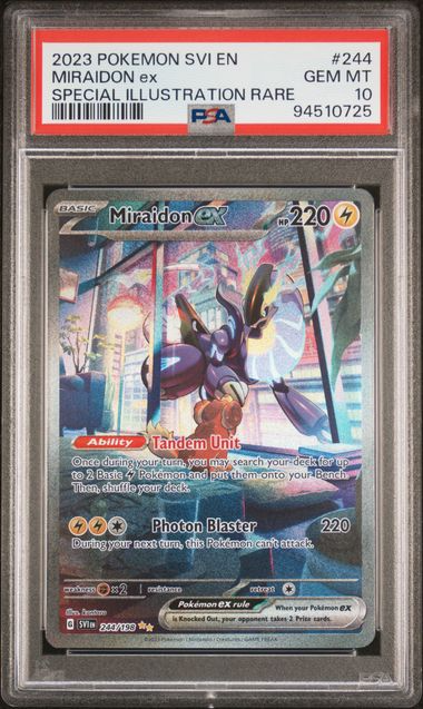 Miraidon Special Illustration Rare - 2023 Pokemon Scarlet & Violet - PSA 10