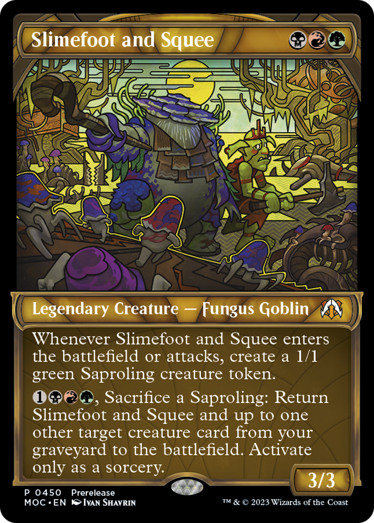 Slimefoot and Squee (Showcase) - Prerelease Cards (PRE)