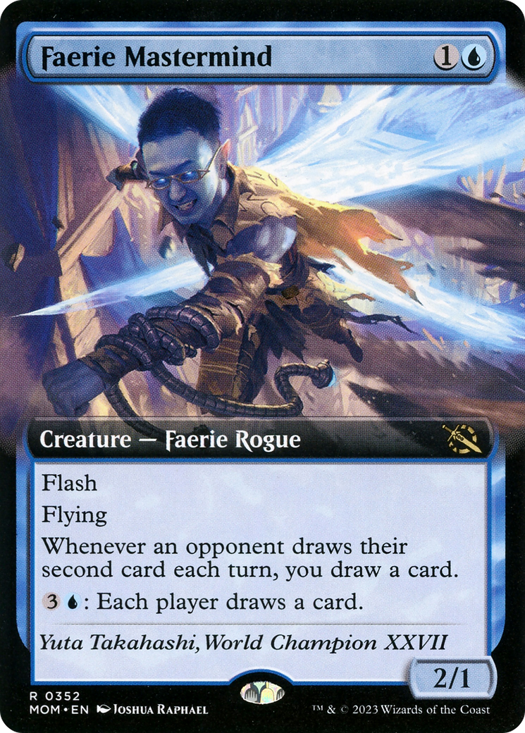 Faerie Mastermind (Extended Art) - March of the Machine (MOM)