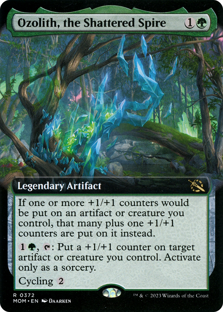 Ozolith, the Shattered Spire (Extended Art) - March of the Machine (MOM)