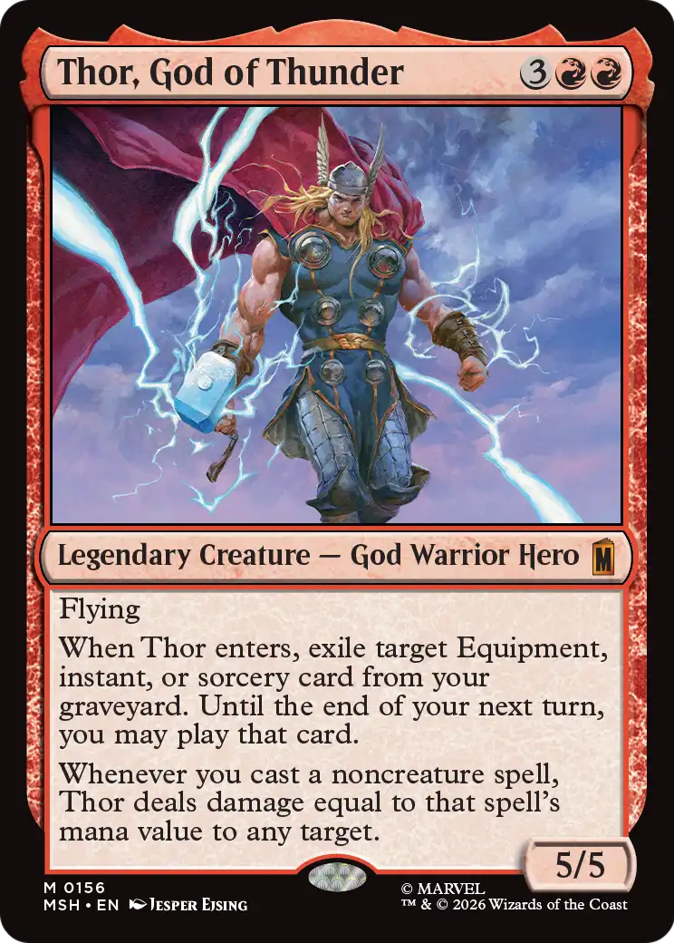 Thor, God of Thunder - Marvel Super Heroes (MSH)