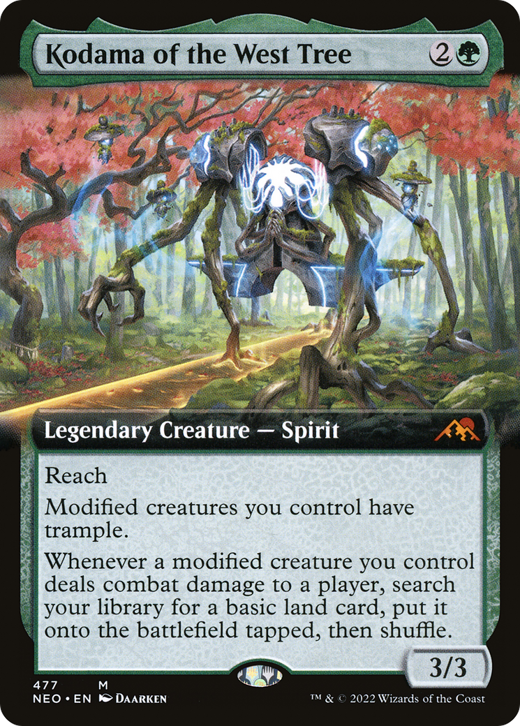 Kodama of the West Tree (Extended Art) - Kamigawa: Neon Dynasty (NEO)