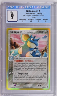 Nidoqueen 7/101 EX Dragon Frontiers Holo -  2006 Pokemon - CGC 9