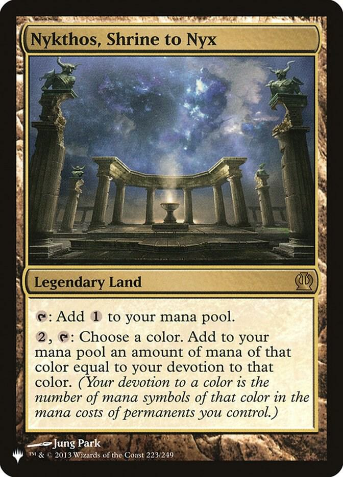 Nykthos, Shrine to Nyx - The List Reprints (LIST)