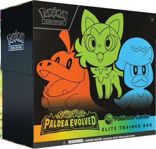 Paldea Evolved Pokemon Center Elite Trainer Box (Exclusive) - SV02: Paldea Evolved (PAL)