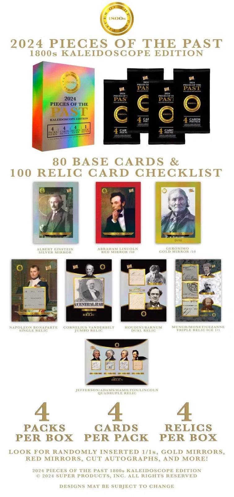 2024 Pieces of the Past 1800s Kaleidoscope Edition