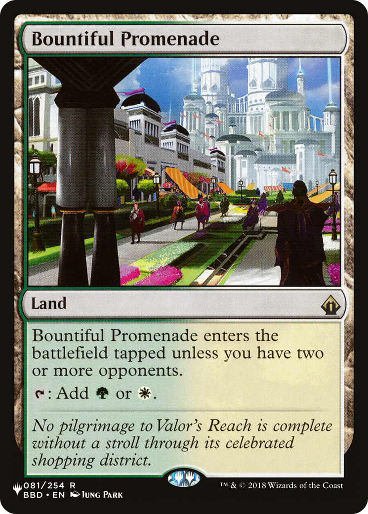 Bountiful Promenade - The List Reprints (LIST)