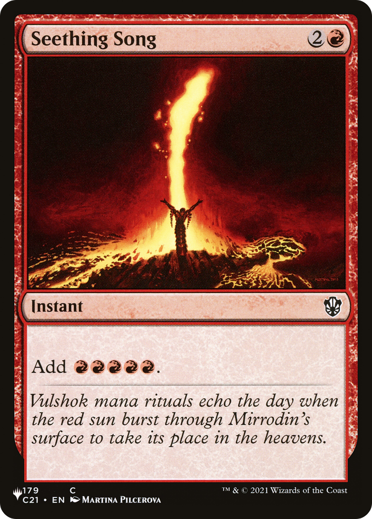 Seething Song (C21) - The List Reprints (LIST)