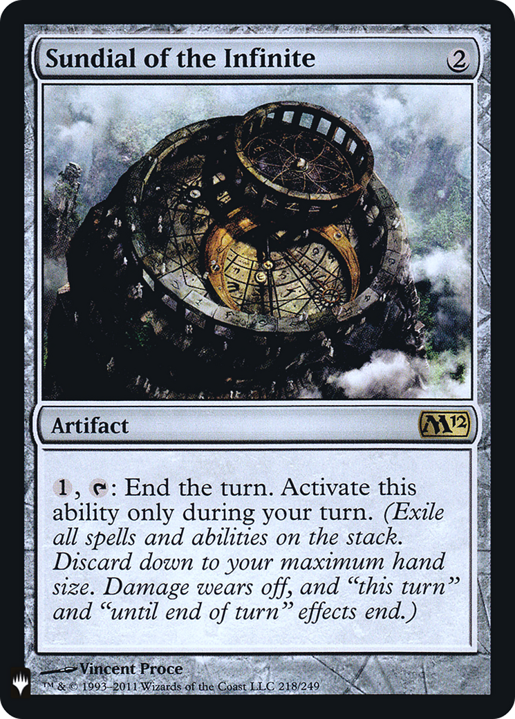 Sundial of the Infinite - The List Reprints (LIST)