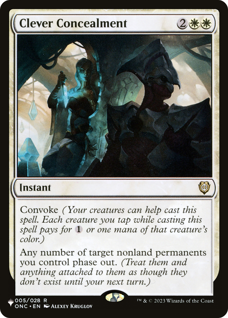 Clever Concealment - The List Reprints (LIST)