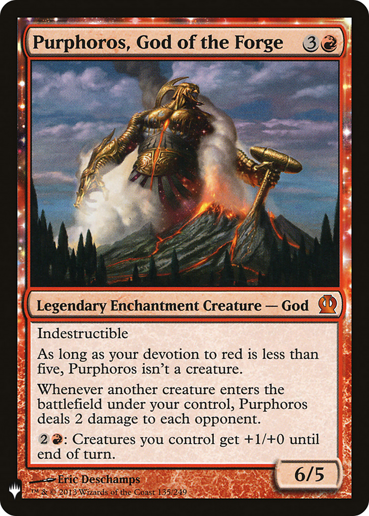 Purphoros, God of the Forge - The List Reprints (LIST)
