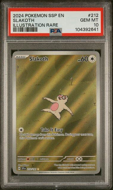 Slakoth - Surging Sparks - 2024 Pokemon - PSA 10
