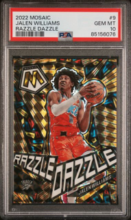 2022 Panini Mosaic - Jalen Williams 9 - Razzle Dazzle - PSA 10