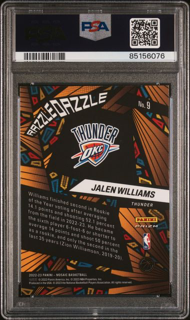 2022 Panini Mosaic - Jalen Williams 9 - Razzle Dazzle - PSA 10