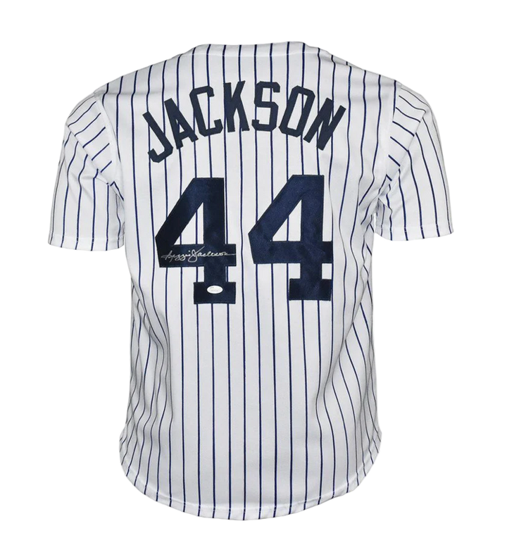 Reggie Jackson Autographed Signed New York Yankees  Baseball Jersey (JSA)