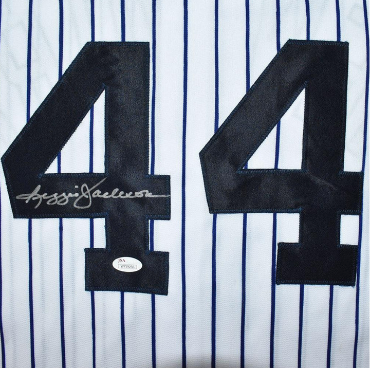 Reggie Jackson Autographed Signed New York Yankees  Baseball Jersey (JSA)