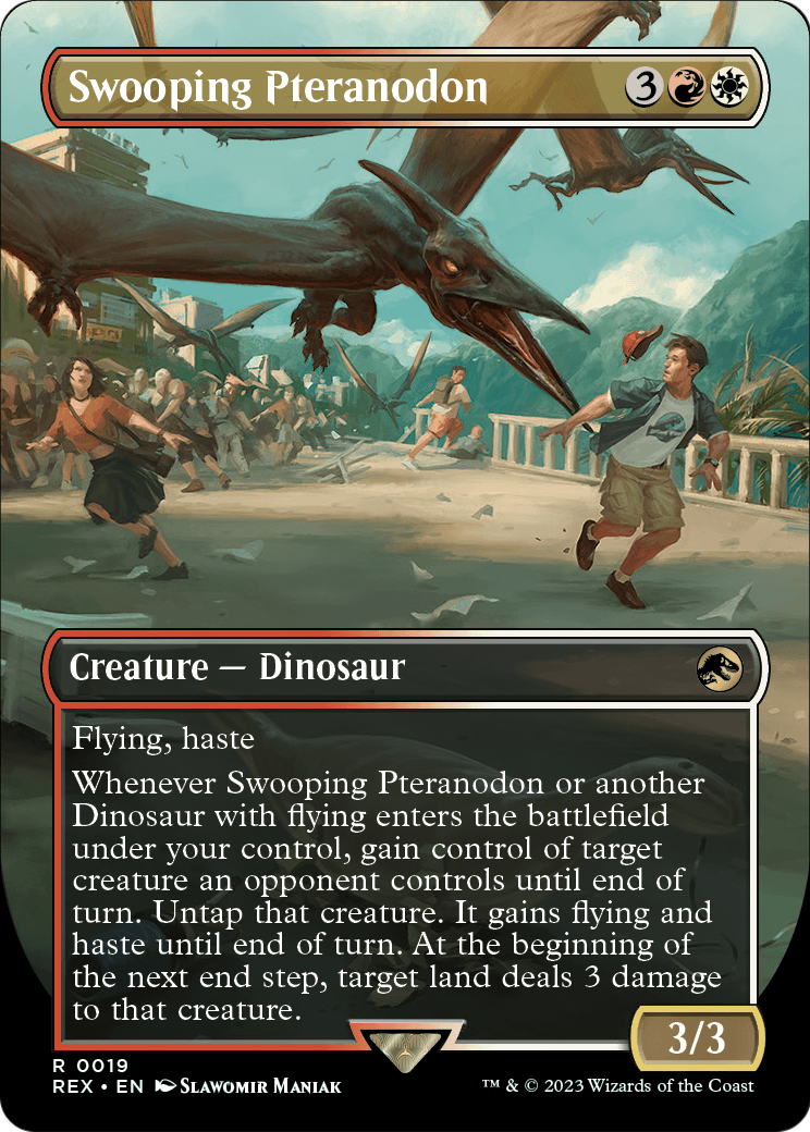 Swooping Pteranodon (Borderless) - Universes Beyond: Jurassic World Collection (REX)