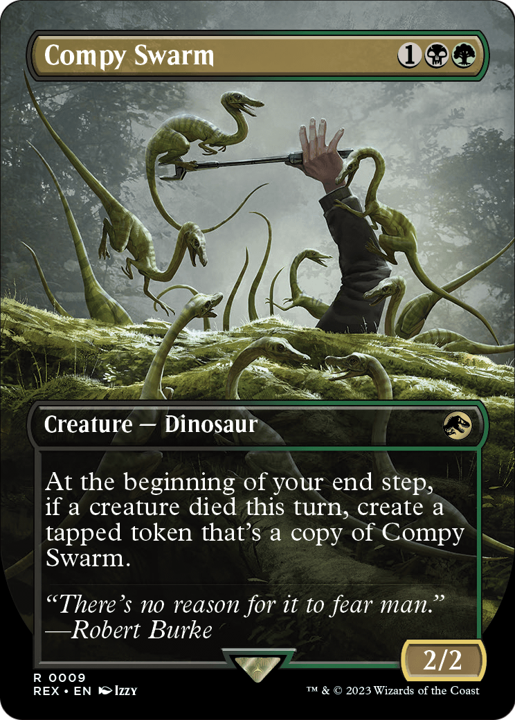 Compy Swarm (Borderless) - Universes Beyond: Jurassic World Collection (REX)