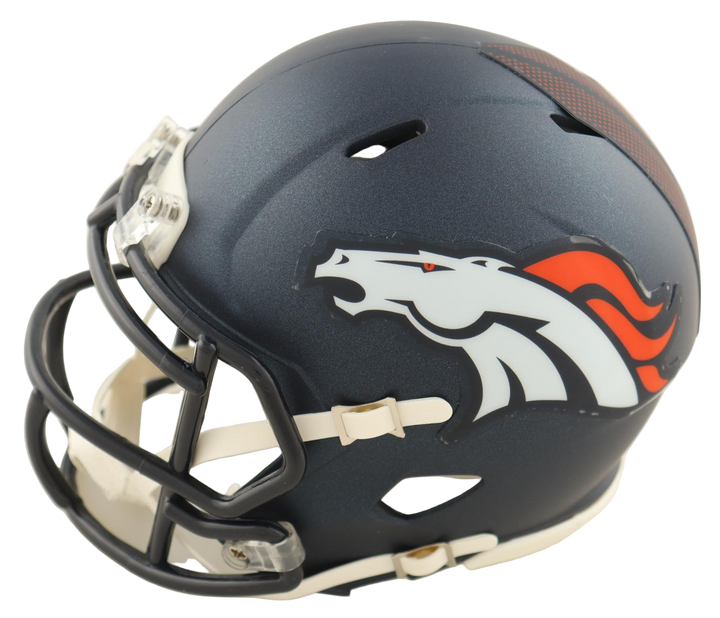 Riley Moss Autographed Signed Speed Mini Helmet - (Beckett)