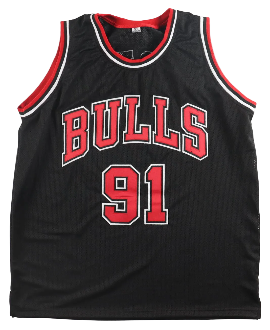 Dennis Rodman (HOF)  Signed Autographed Custom Jersey (AWM COA)