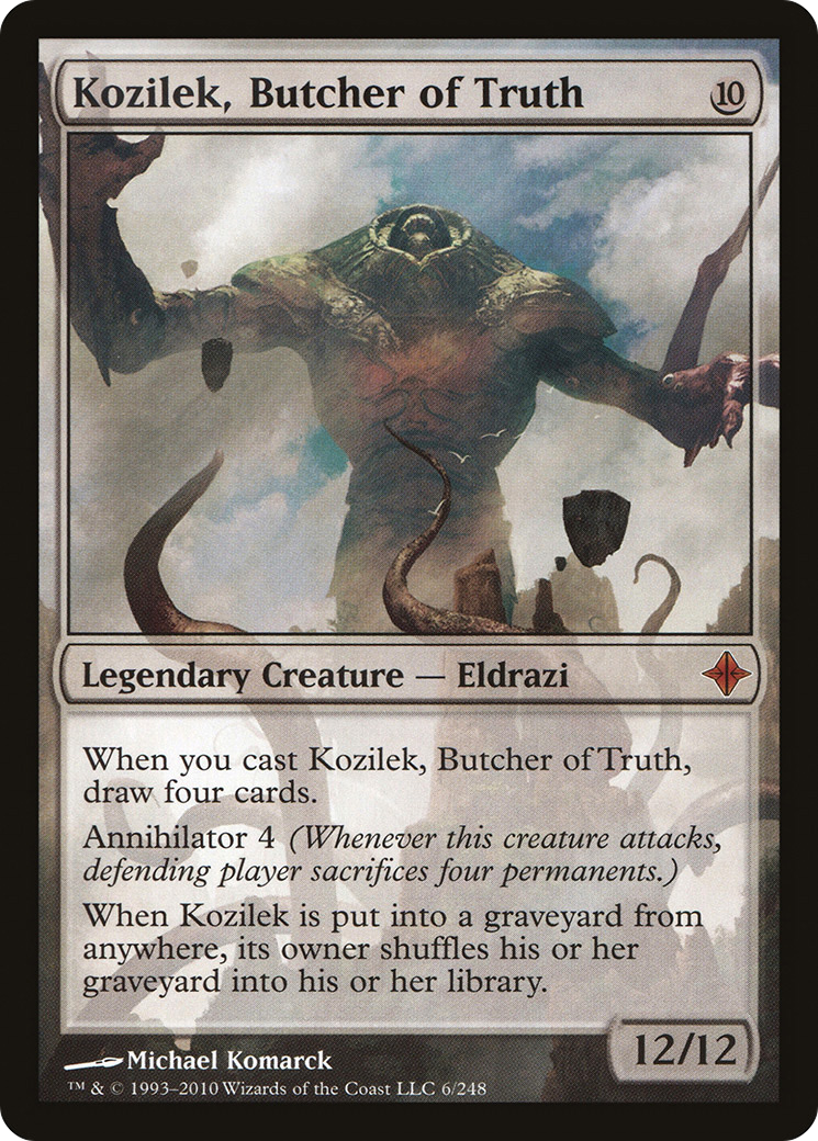 Kozilek, Butcher of Truth - Rise of the Eldrazi (ROE)
