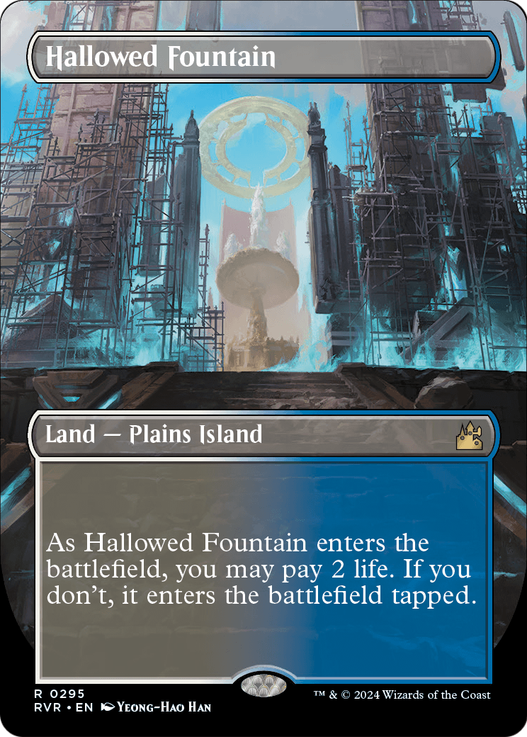 Hallowed Fountain (Borderless) - Ravnica Remastered (RVR)