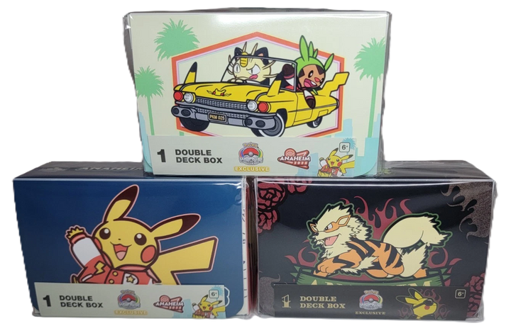 Pokemon TCG: World Championships 2025 Anaheim Pokemon Center Exclusive Double Deck Box