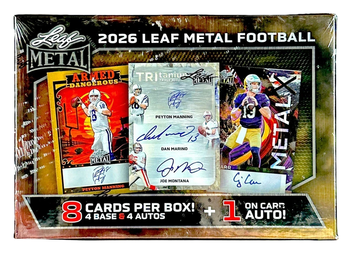 2026 Leaf Metal Football Hobby Box