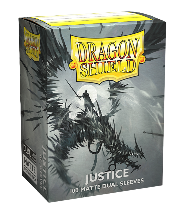 Dragon Shield Sleeves: Justice Standard Dual Matte (Box Of 100)