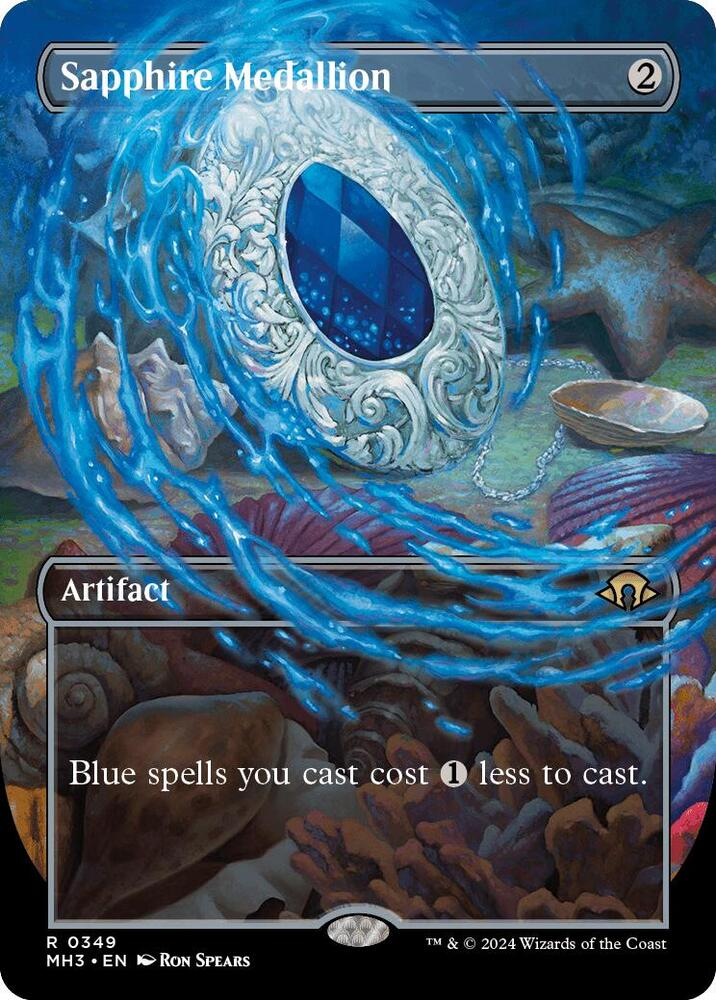 Sapphire Medallion (Borderless) - Modern Horizons 3 (MH3)