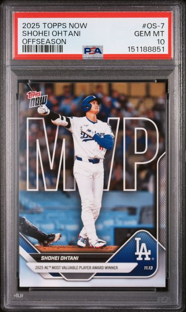 2025 Topps Now Baseball - Shohei Ohtani #OS-7 - PSA 10