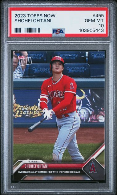 2023 Topps Now Baseball - Shohei Ohtani #455 - PSA 10