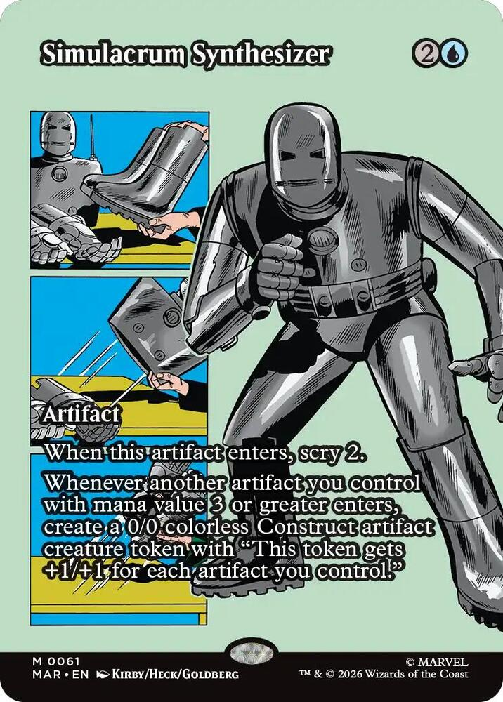 Simulacrum Synthesizer (Borderless) - Marvel Universe Eternal-Legal (MAR)