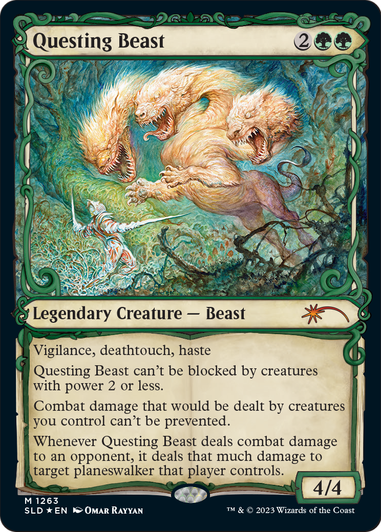 Questing Beast (Halo Foil) - Secret Lair Drop Series (SLD)