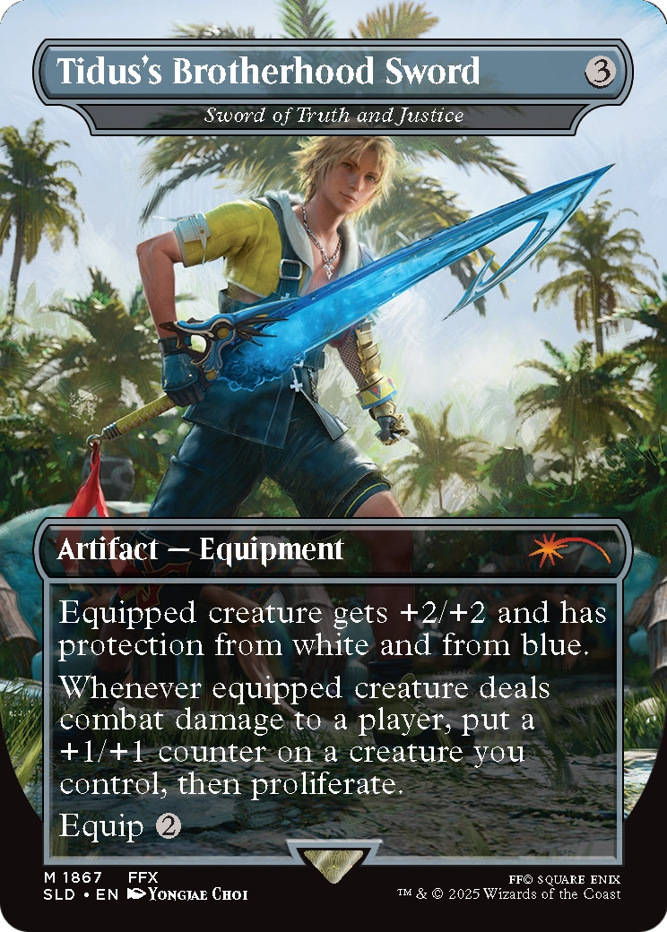 Tidus's Brotherhood Sword - Sword of Truth and Justice - Secret Lair Drop Series (SLD)