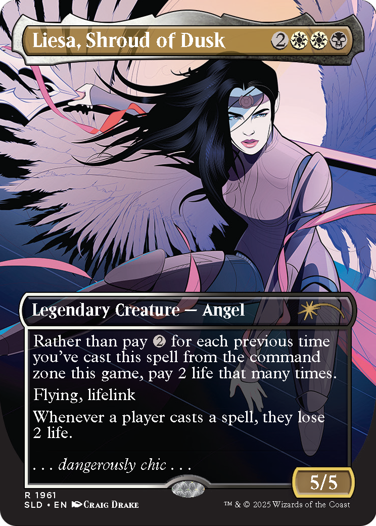 Liesa, Shroud of Dusk (Rainbow Foil) - Secret Lair Drop Series (SLD)