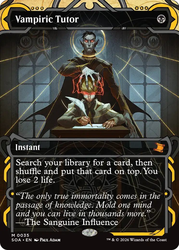 Vampiric Tutor - Secrets of Strixhaven: Mystical Archive (SOA)