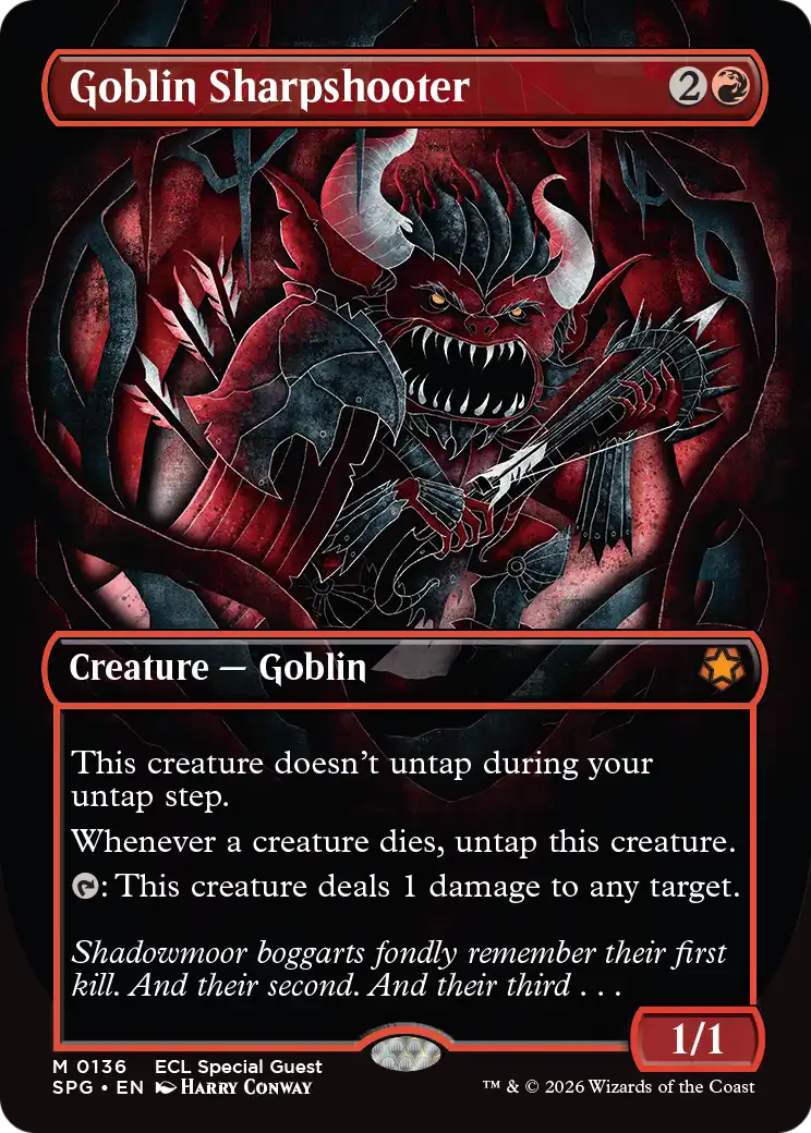Goblin Sharpshooter (Borderless) - Special Guests (SPG)