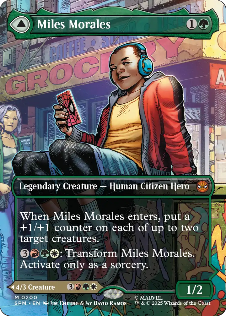 Miles Morales (0200) (Borderless) - Marvel's Spider-Man (SPM)