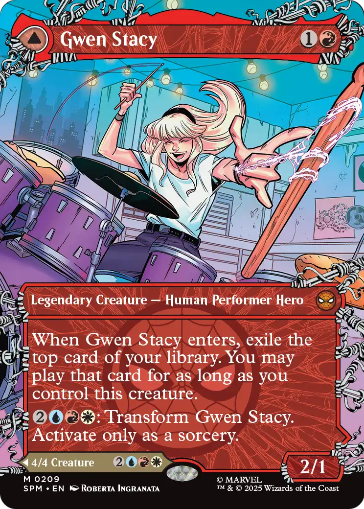 Gwen Stacy (0209) (Borderless) - Marvel's Spider-Man (SPM)