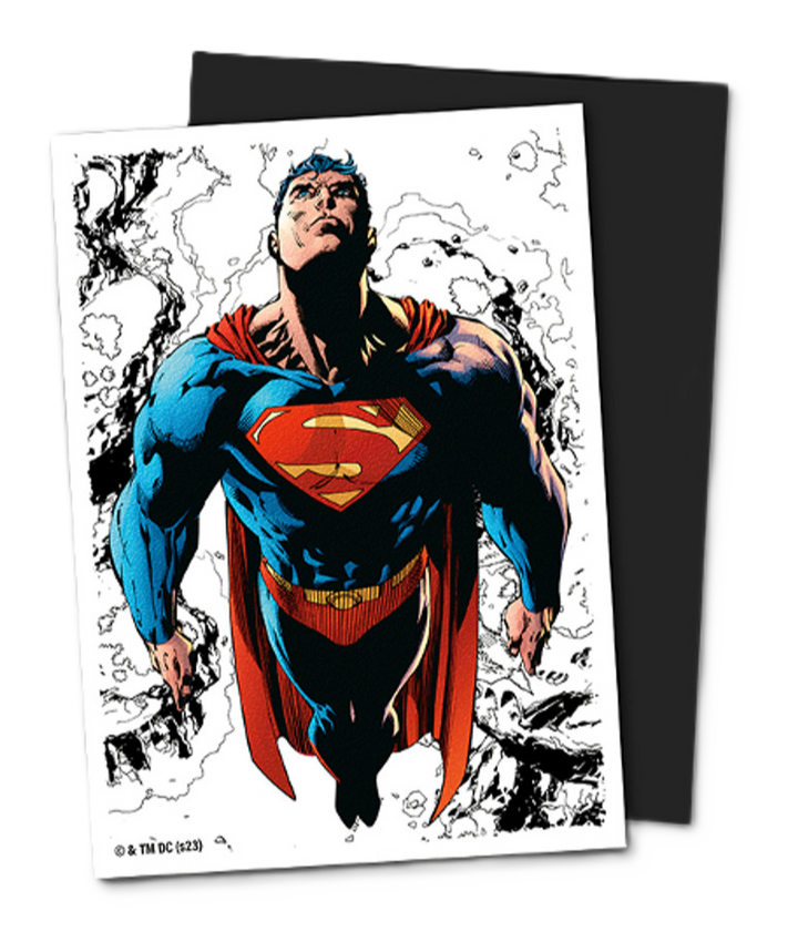 Dragon Shield Sleeves: Superman Core Full Art Matte Dual Art (Box of 100)