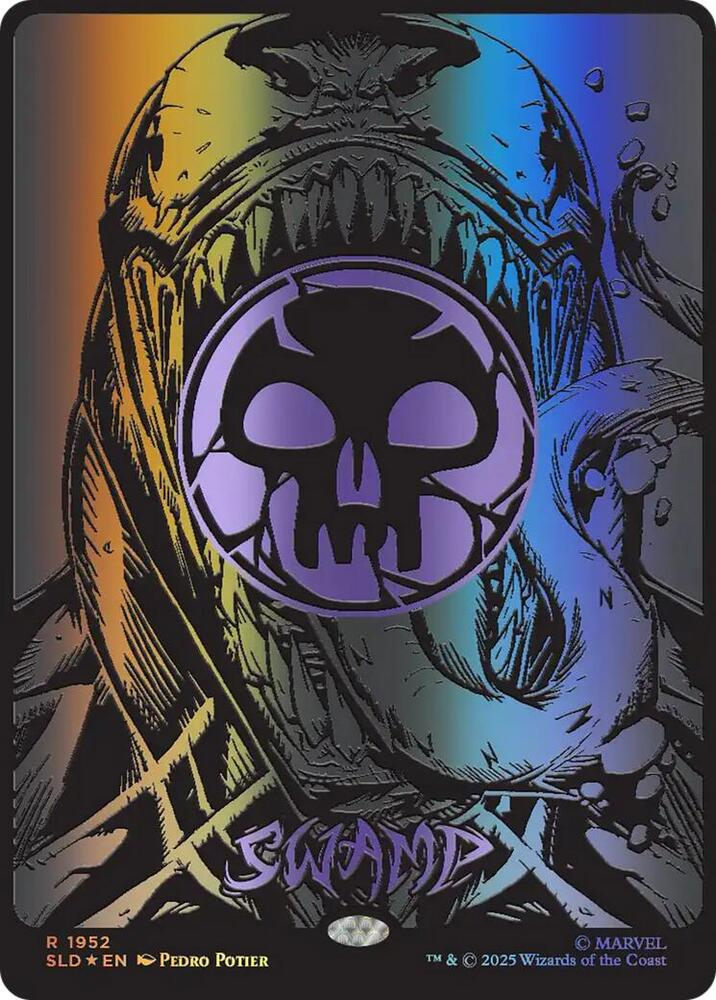 Swamp (1952) (Raised Foil) - Secret Lair Drop Series (SLD)