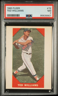 1960 Fleer - Ted Williams 72 - PSA 7